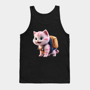 🐾 Express your love for kitties with our unique designs! Tank Top